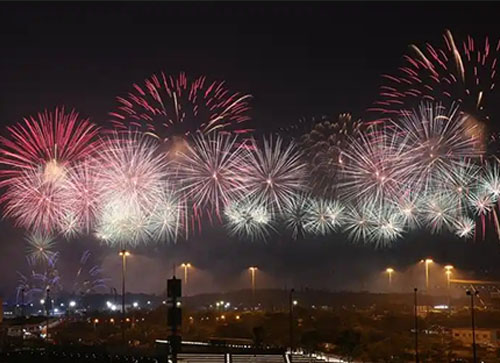 嘉定区焰火晚会